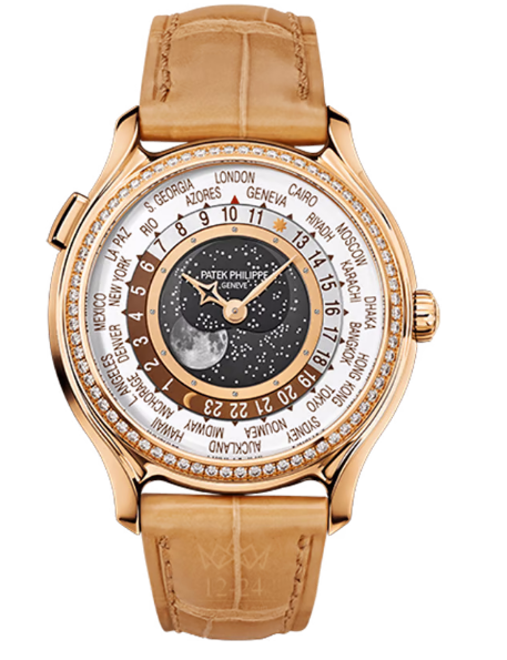 Review Fake Patek Philippe 175th Anniversary World Time Moon 7175 Rose Gold 7175R-001 watch sale